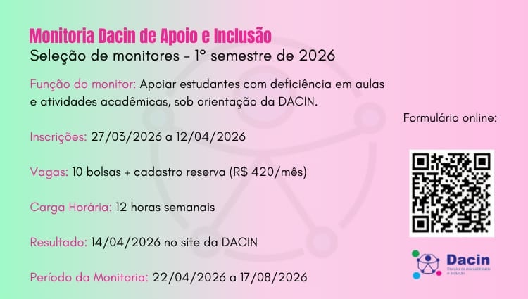 Monitoria de Apoio e Inclusão